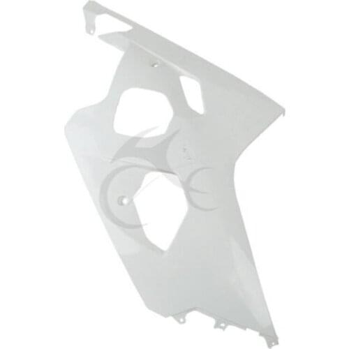 Motorcycle White Unpainted Left Lower Fairing Cowling For Suzuki GSXR600 GSXR750 2004-2005