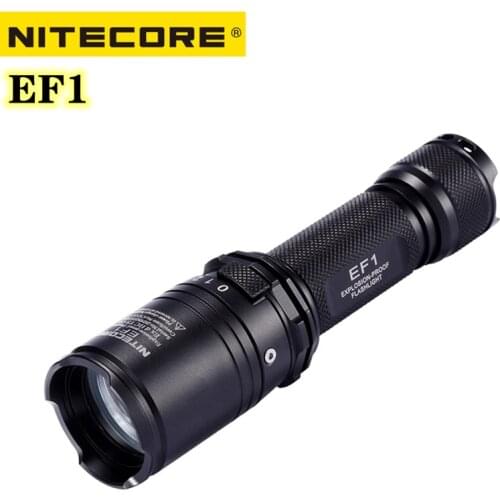 NITECORE EF1 830 Lumen Explosion-proof LED Tactical Flashlight ProTorch Ex D II C T5 Gb Hazardous Industries Including Land