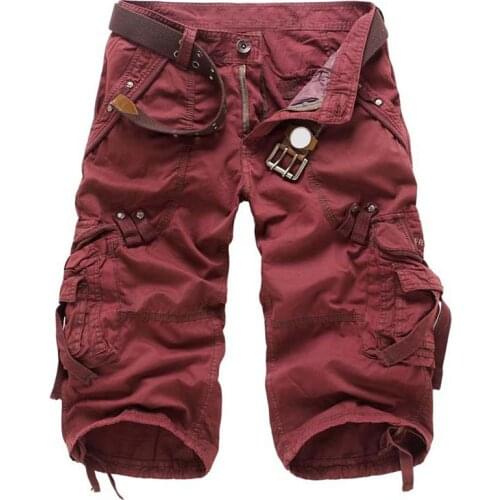 New Best Selling 2019 Fashion Droppshiping Men Shorts Summer Combat Army Military Casual Work Cargo Pants with Multi-pockets d88