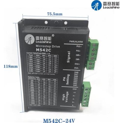 Original Leadshine M542C-24V 57 Stepper Motor Driver NEMA23 Stepper Motor Driver NEMA17 Stepper Motor Driver