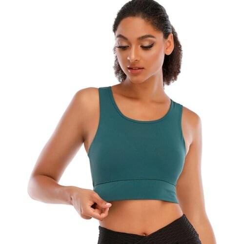 Yushuhua Full Package Sport Bras Hollow Workout Gym Yoga Crop Top Women Shockproof Gather Athletic Running Fitness Underwear