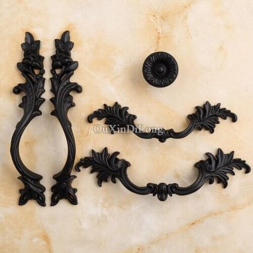 Designed 5Pair or 10PCS European Antique Kitchen Door Furniture Handles Cupboard Drawer Wardrobe Cabinet Pulls Handles and Knobs