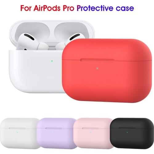 For Apple Airpods Pro Shockproof Cases For AirPods Pro Soft TPU Silicone Case Wireless Headset Earphone Cover Protective Case