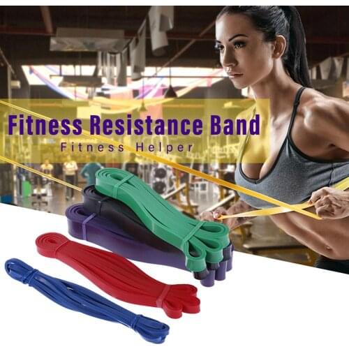 Resistance band strength trainer yoga fitness pull belt mens training flat rubber band tension ring elastic lacing band