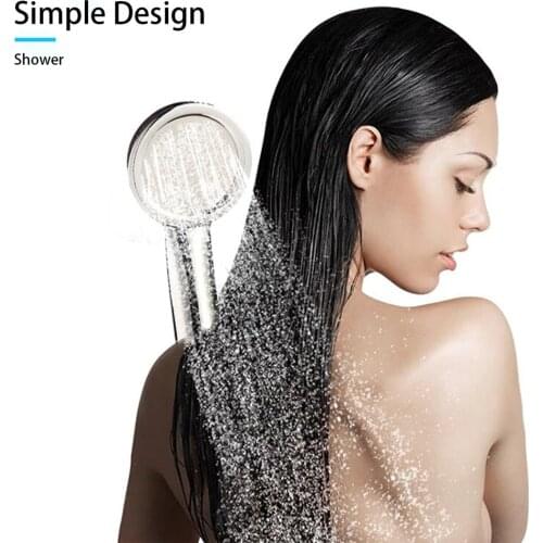 High Pressure Water Saving Shower Hand Shower Nozzle Toilet Bathroom Water Heater Bath Shower Head Hotel Household Accessories