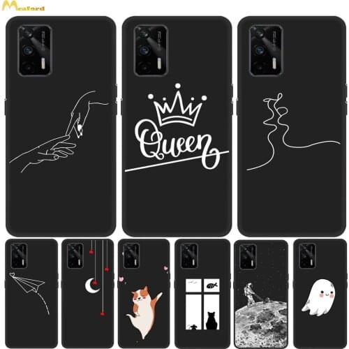 Silicone Case For Realme V13 GT 5G X50 X7 8 Pro Cover For OPPO Realme GT Neo X 7 X2PRO 3 PRO 8Pro Phone Cases Black TPU Fundas