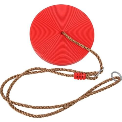 Climbing Rope Tree Swing with Disc Swings Seat Playground Outdoor Flying Swing for Kids Great for Playground Swing