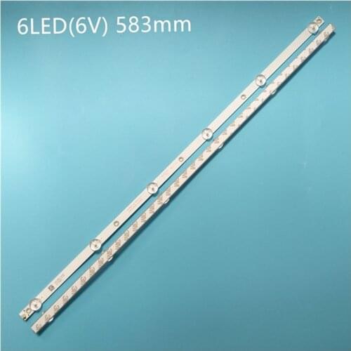 10PCS New 6LED 583mm 6V LED backlight strip for TX-32ER250ZZ 4708-K32WDC-A2113N01 A1113N01 K320WDC2B K320WDC1 A2 K320WDC1176021