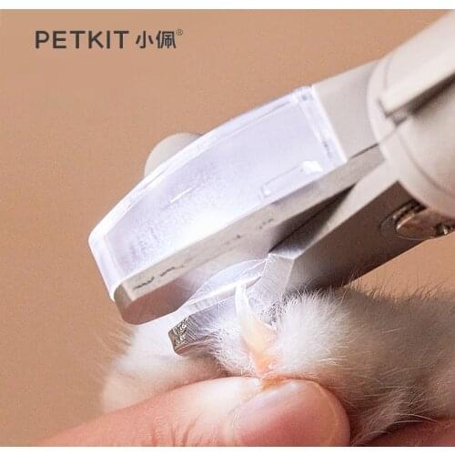 2021 PETKIT Pet LED Nail Clipper Cat Dog Safety Nail Supplies Scissors With LED Light Prevent Clipping Nail Blood Vessels Sharp