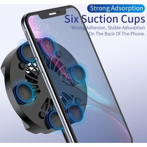 Universal Mobile Phone Radiator Gaming Clamp Cooler Adjustable Portable Fan Holder Retractable Cellphone Heat Sink For Iphone