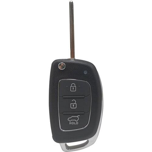 1 Pcs ix35 Replacement Remote Car Key Shell Flip Folding Key Case 3 Button Folding Remote Flip Car Key Case Shell