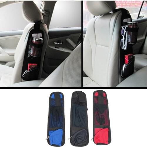 1 PCS Car Seat Storage Bag Car Seat Side Pocket Backseat Drink Holder Hanging Bags Debris Bag Auto Seat Side Hanging Accessories