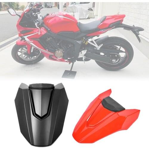 2021 New For Honda CB650R CBR650R 2019 2020 moto ABS plastic rear seat cover with rubber pad CB CBR 650R tail fairing cowl