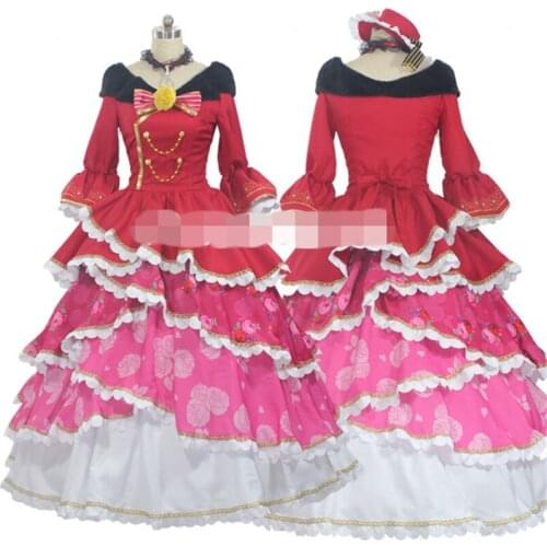 Anime Cosplay Costume Lovelive Ball Dress All Members Dance Awaken Nico Minami Maki Hanayo Gorgeous Formal Dress A