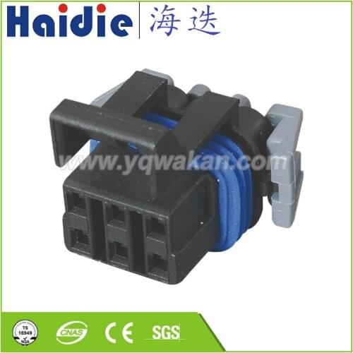 Free shipping 5sets GT Delphi 6pin waterproof auto connector and auto female plug connector 12052848