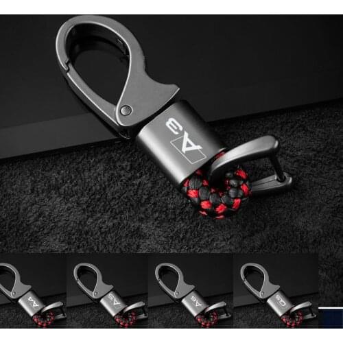 2021 NEW For audi A3 A4 A5 A6 A7 A8 Q3 Q5 Q7 Q8 car keychain With Logo Key ring New car trinket/Zinc Alloy quality car keychain