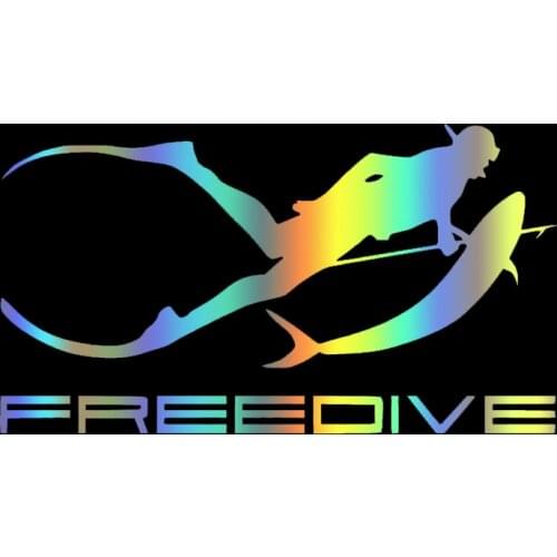 CK3343# free dive vinyl car sticker reflective waterproof cool waterproof removable decal self-adhesive car auto stickers
