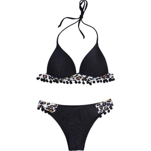 Summer Bikini 2021 Sexy Women Leopard Print High Waist Bikini Swimwear Woman Swimsuit Beachwear Beach Bathing Suit Bikini Set