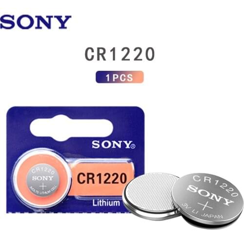 Sony 3v CR1220 Lithim Li-ion Battery DL1220 BR1220 ECR1220 LM1220 KCR1220 L04 5012LC Button Coin Cell Bateria Replace