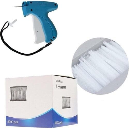 Clothes Garment Tagging Machine Price Label Brand Trademark Tags Gun + 5000pcs 28mm Barbs Clothing Tag Tools