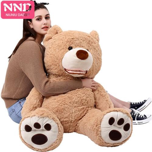 Niuniu Daddy 200cm Big Size USA Teddy Bear Large Bear skin Plush Unstuffed Bearskin Giant Bear