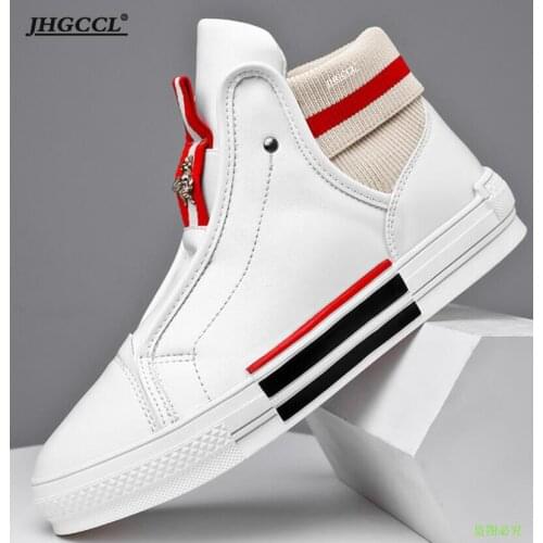 New mens casual shoes designer European high-top little Bee plank shoes for men 2020 Fashion trend for mens casual shoes A5