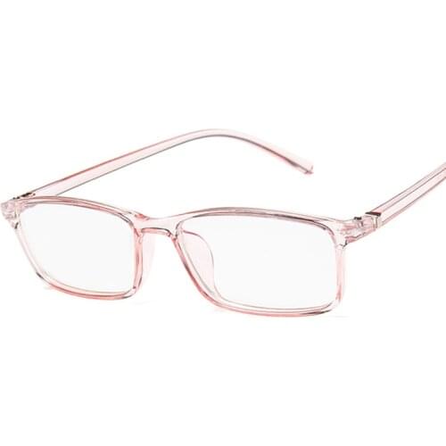 Blue Light Glasses Women Clear Regular Computer Gaming Eyewear Male Female Fashion Square Rectangle Comfort Optical Eyeglasses