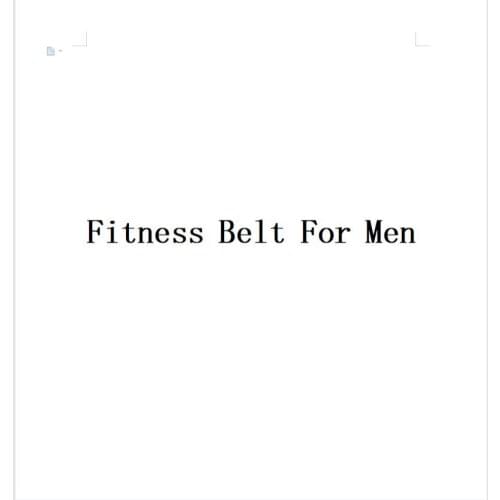 Fitness Belt Waist trimmer mens sports abdomen belt adjustable sticky waist waist back protection support sports belt