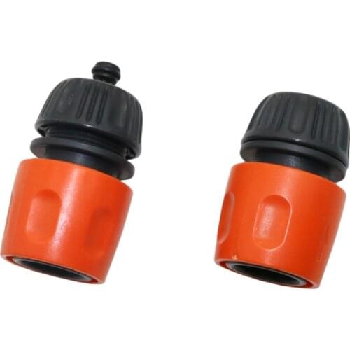Durable Water Sprinkle 1/2" Water Hose Connector, Waterstop Connector Watering Car Wash Tap Adapter Pipe Fitting 2 Pcs