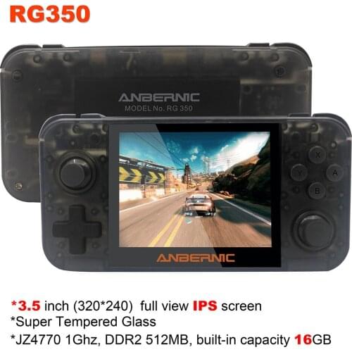 RG350 Retro Game Console Linux System Support PS1 Game Emulator Video Game Handheld 3.5" IPS Screen Portable Game Player RG350