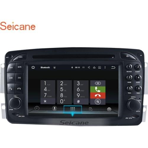 Seicane Android 7.1 car DVD Radio GPS Navigation system for 2002-2005 Mercedes-Benz Vaneo with Bluetooth Support Rearview Camera