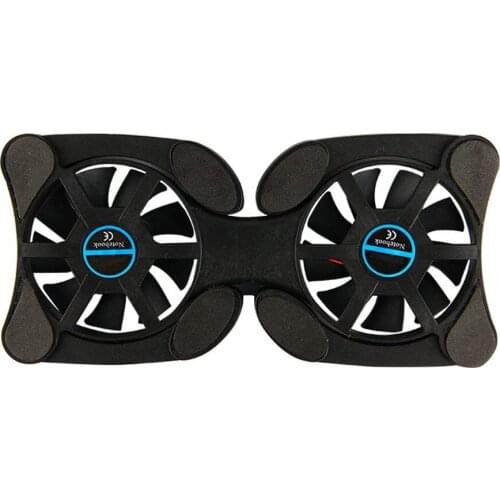 Foldable USB Laptop Cooling Pads With Double Fans Mini Octopus Notebook Cooler Cooling Pad For 7-15 Inch Notebook Laptop