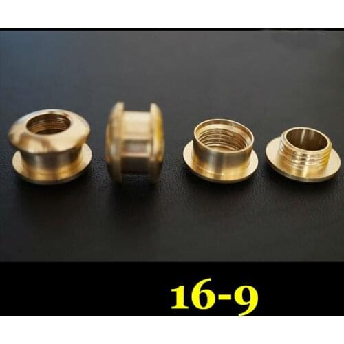 50pc Q24-16-9T Solid Brass belt screw Chicago Screw Leathercraft