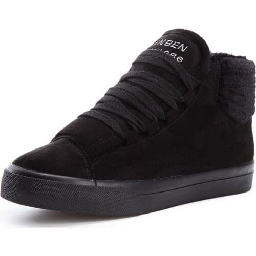 Snow Boots Warm Cotton Shoes 2019 Winter Womens High School Students Korean Version Plus Velvet Boots