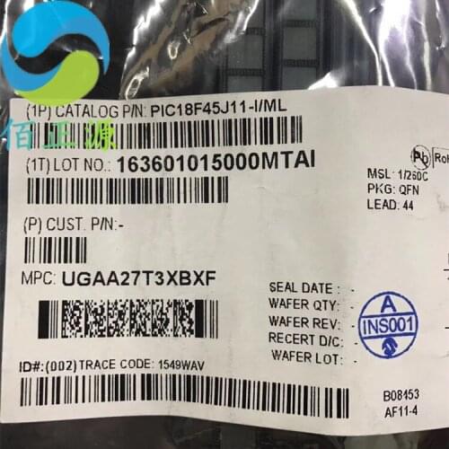 100% Original In Stock New PIC18F45J11-I/ML PIC18F45J11 QFN44