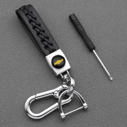 3D Metal Braided Rope Car Keychain Key Chain Key Rings For Chevrolet Captiva Trax Equinox Cavalier Cruze Malibu Aveo Accessories