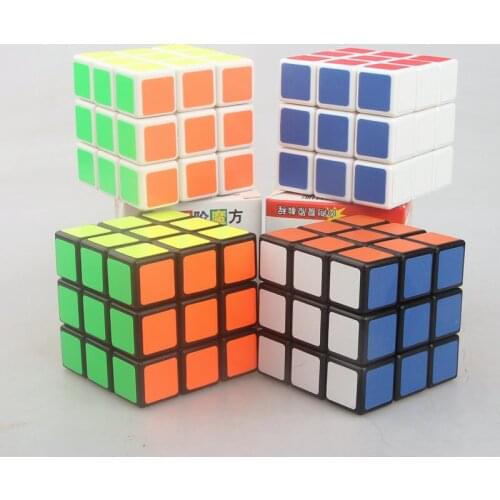 3x3x3 Magic Cube Kids Training Smooth Speed Puzzle Cube Toy for Children Rough Sticker Surface Learning Magico Cubo Student Gift