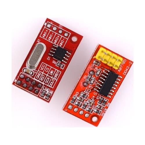 AD7705 Dual 16 bit ADC Data Acquisition Module Input Gain Programmable SPI Interface TM7705