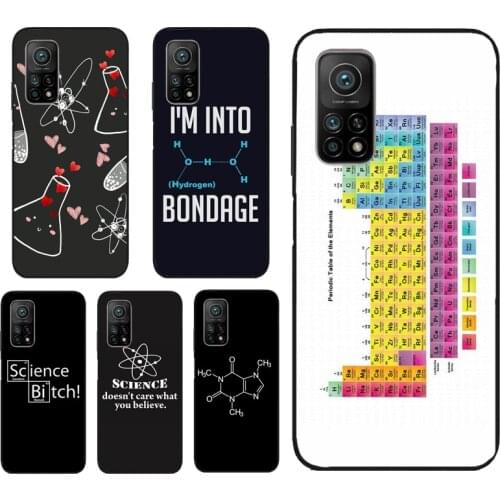Science Chemistry Caffeine Phone Cover For Xiaomi Mi 11 Lite Ultra 9T 10T Pro Note 10 POCO F3 F2 M3 X3 NFC Pro Case