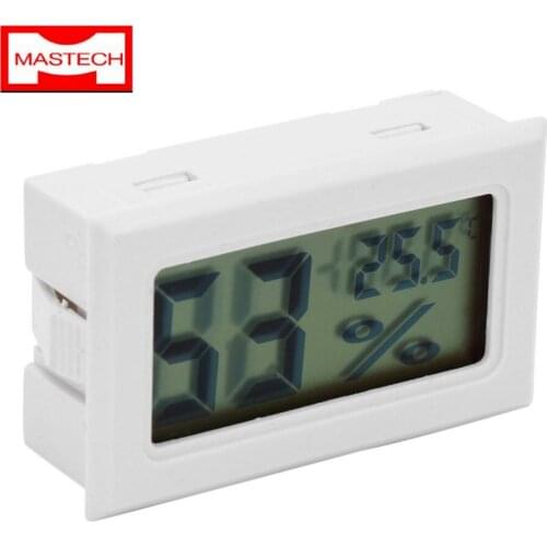 Mini Digital LCD Temperature Sensor Humidity Meter Thermometer Hygrometer Measuring Gauge White/Black