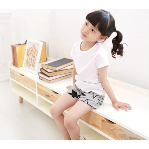 Linen 2019 Cotton Baby Boy Girl Summer T Shirts New Toddler Comfortable Tops Tee Children Clothing Kids White 90-150CM Height