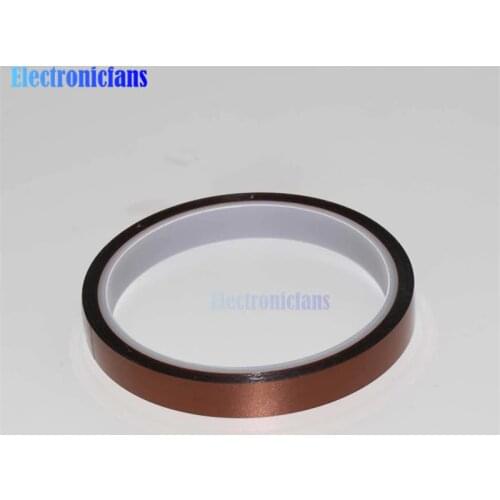 Hot Sale 12mm 1.2cm x 30M High Temperature Heat Resistant Polyimide Anti-heat Adhesive Tape 260-300 Degree