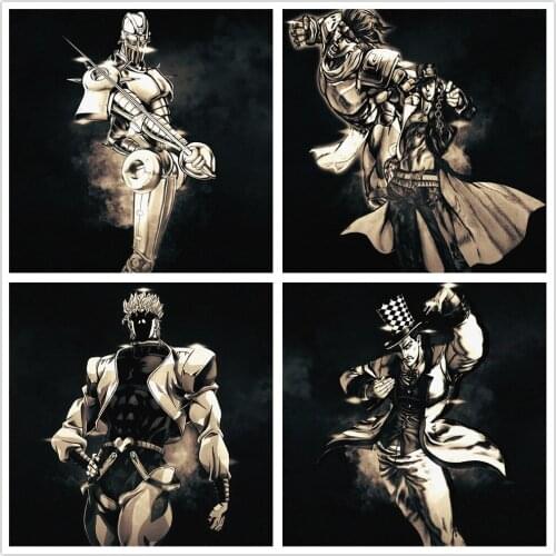 Canvas Poster HD Printed Painting JoJos Bizarre Adventure Japan Anime Pictures Modular For Living Room Home Decoration Wall Art