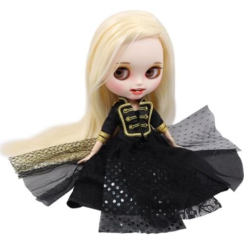 ICY DBS Blyth doll bjd outfits Gothic Gypsy Style black suit only clothes no doll
