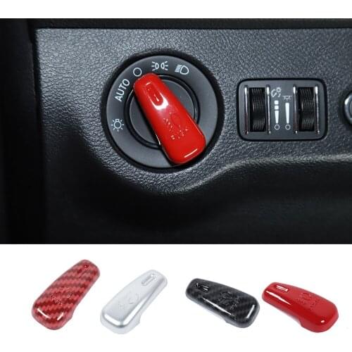 ABS Interior Headlight Switch Button Control Trim Fit for Dodge Challenger 2015+ Charger 2010+ Durango / Chrysler 300C 2011-21
