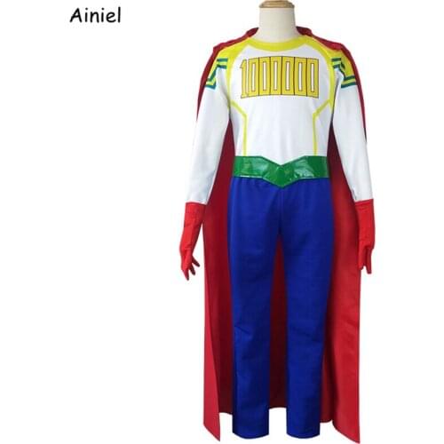 Movie My Hero Academia 4 Boku no Hero Academia Cosplay BIG 3 Million Costume Red Trench Set Wig Halloween costumes for Adult Men