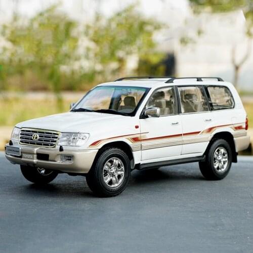 Diecast 1:18 Scale Toyota Land Cruiser LC100 Alloy Simulation Vehicle Model Metal Collection Decoration Display Ornaments Gifts