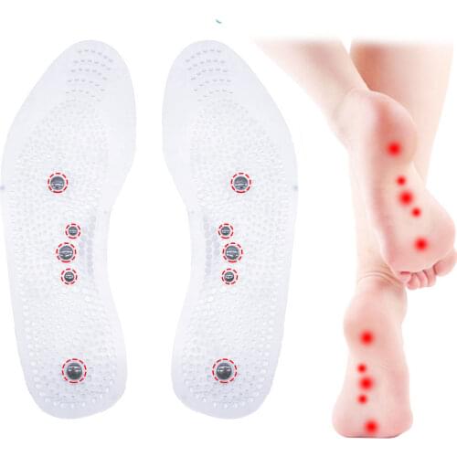 Unisex Magnetic Therapy Insoles for Slimming Weight Loss Foot Massage Health Care Shoes Mat Pad Acupuncture Shoe Sole