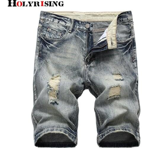 Men jean pant Knee length plus size fashion Hole pantalon homme джинсы для мужчин 6 coloe 2021 new men short denim pants 19630