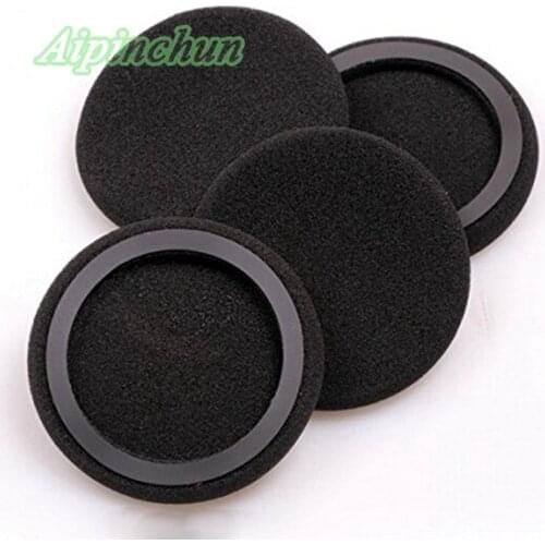 Aipinchun 1 Pair 58mm Soft Foam Headphone Ear Pads Sponge Covers Earpads Earbuds Replacement For Earphone K420 K412P K403 PX90